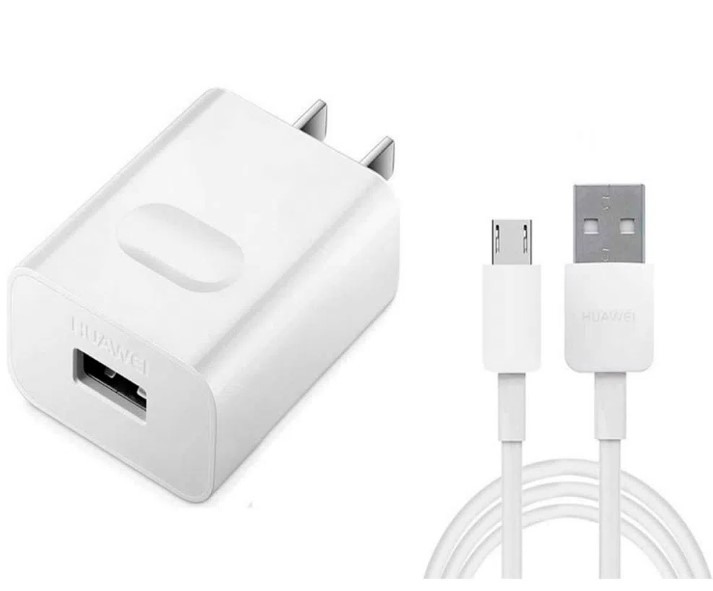 CARGADOR HW 40W TIPO V8 BLANCO 5V 5A CABLE USB 1M